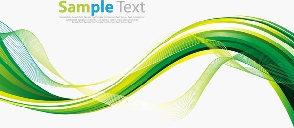 600x262 Green Wave Png Free Vector Download (70,559 Free Vector) For