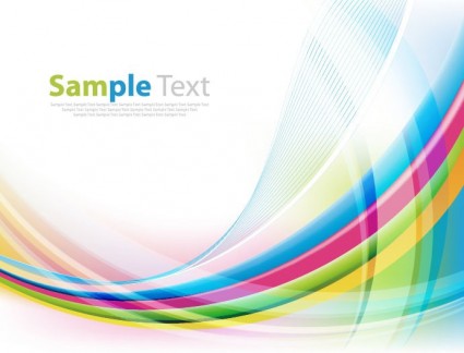 425x324 Abstract Colorful Background With Wave Vector Illustration Vector