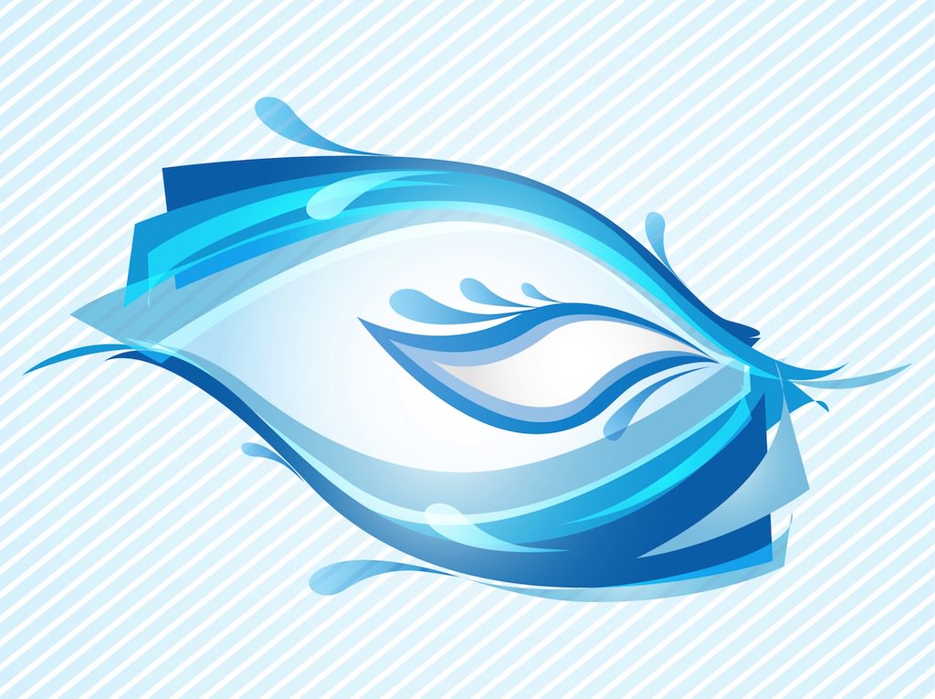 1024x765 Blue Waves Vector Art Amp Graphics