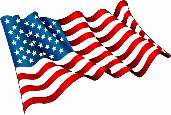 Waving American Flag Vector at GetDrawings | Free download