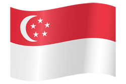 250x167 Singapore Flag Vector