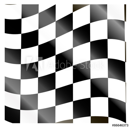 Waving Checkered Flag Vector at GetDrawings | Free download