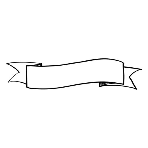 512x512 Wavy Doodle Ribbon Banner