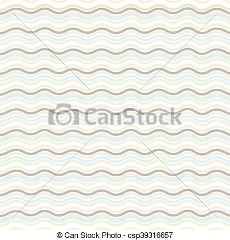 450x470 Brown Wavy Line Vector Illustration. Geometric Pattern. Seamless