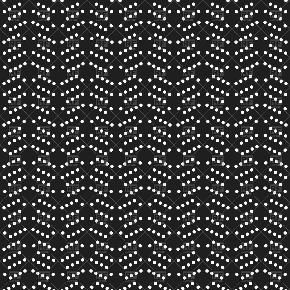 1200x1200 Geometric Black Seamless Wavy Pattern Vector Image Vector