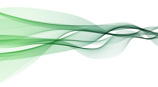 600x333 Green Abstract Wavy Lines Vector Free Download
