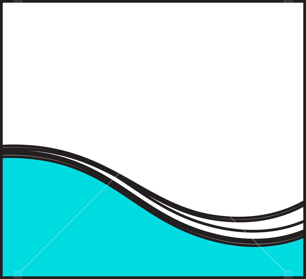 1000x912 Retro Wavy Vector Banner Royalty Free Stock Image