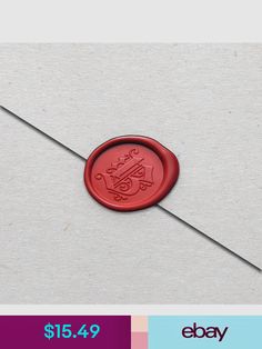 236x314 Set Red Wax Seal, Stamp