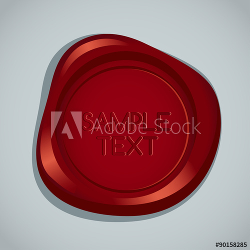 500x500 Set Of Wax Seal Vector Illustration