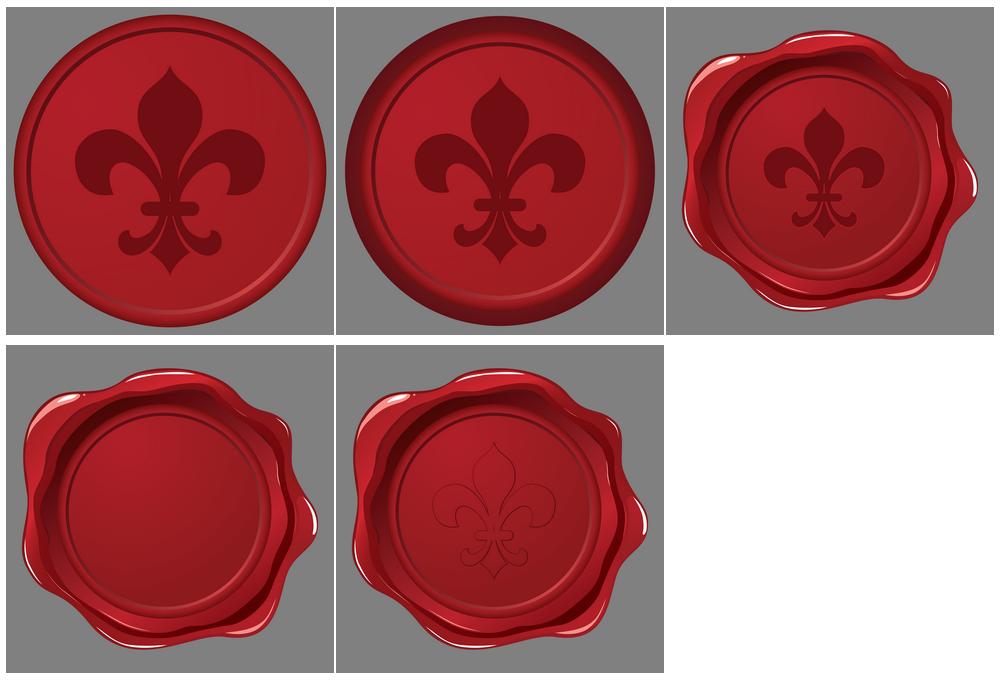 1000x680 Fleur De Lys Wax Seal Vector Dragonartz Designs (We Moved To