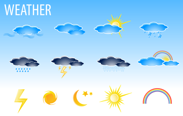 600x380 Free Free Vector Weather Icons Free Download Psd Files, Vectors
