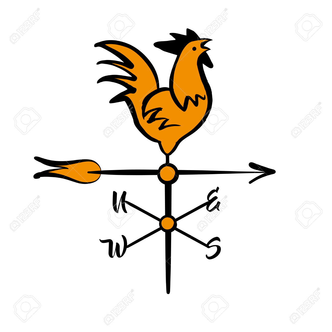 Weather Vane Vector at GetDrawings | Free download