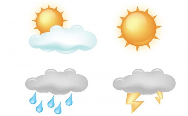 600x371 Weather Icons