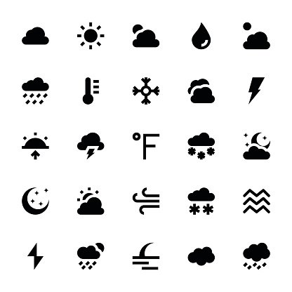 416x416 Weather Vector Icons 1 Premium Clipart