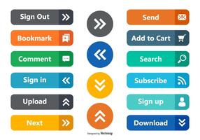 286x200 Buttons Free Vector Art