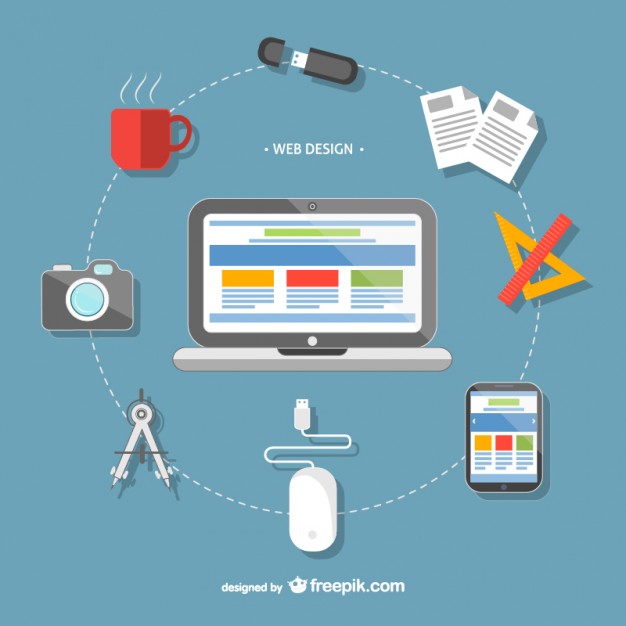 626x626 Web Design Tools Vector Free Download