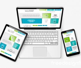 280x235 Free Vector Web Elements Collection 02 Free Download