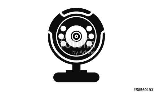 500x300 Webcam Vector Simple Stock Image And Royalty Free Vector Files On