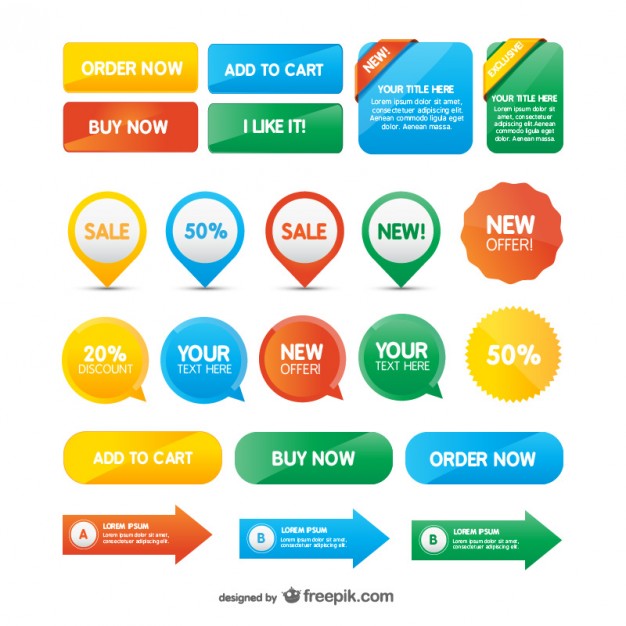626x626 Buttons Vectors, +11,600 Free Files In .ai, .eps Format