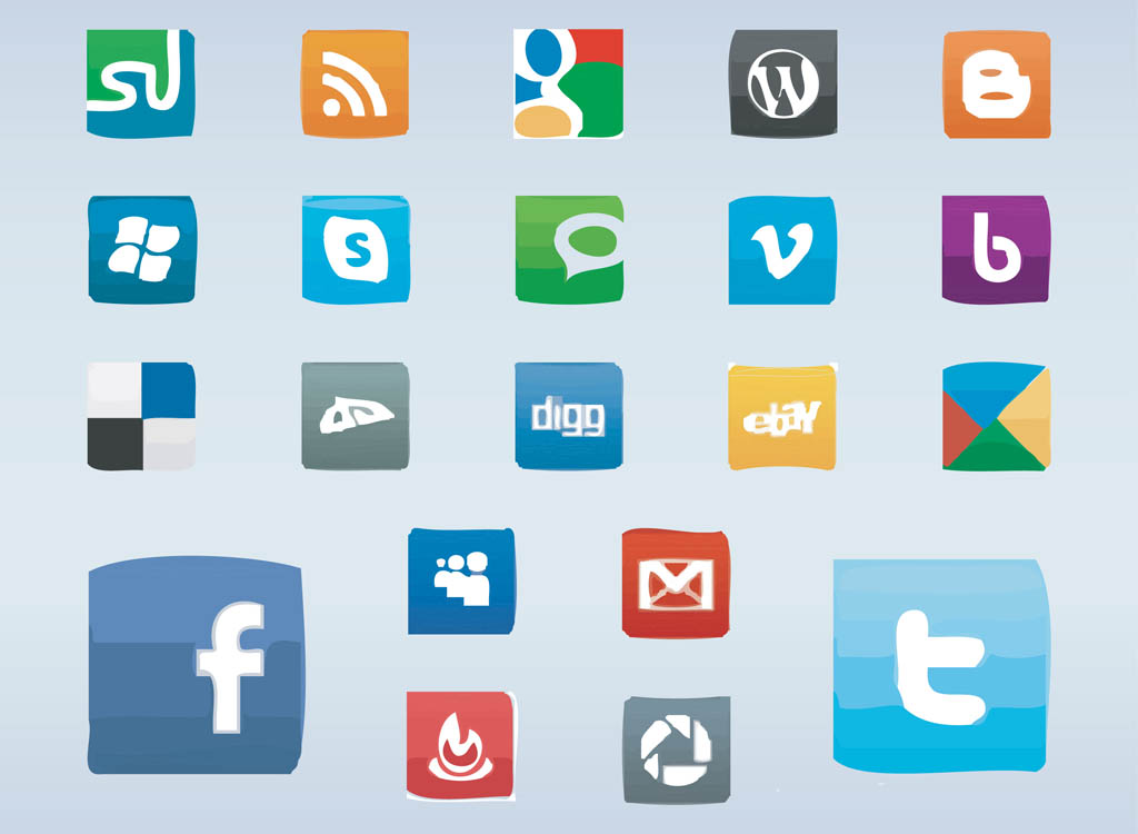 1024x750 Website Icons Vector