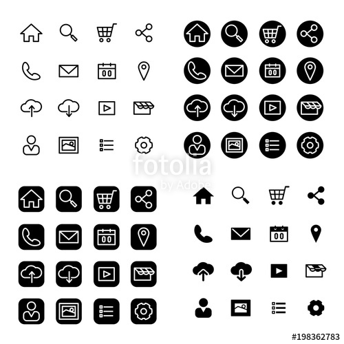 500x500 Icon Website, Vector Stock Image And Royalty Free Vector Files On