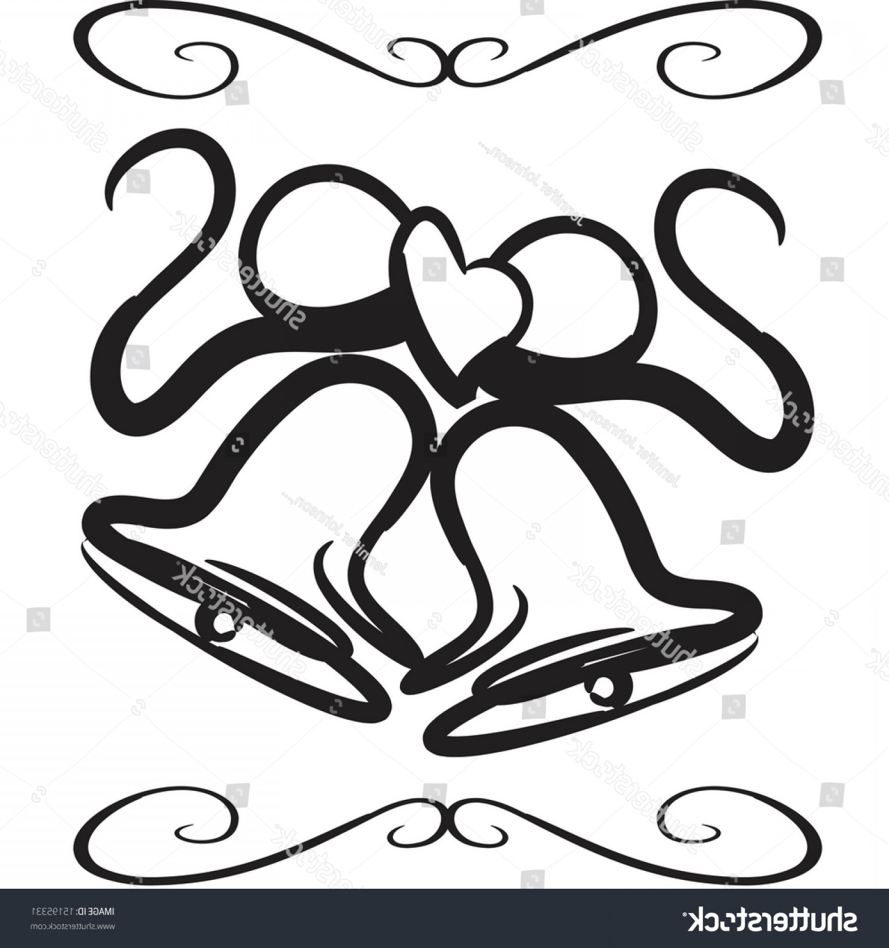 1800x1920 Vector Drawing Wedding Bells Cute Heart Orangiausa