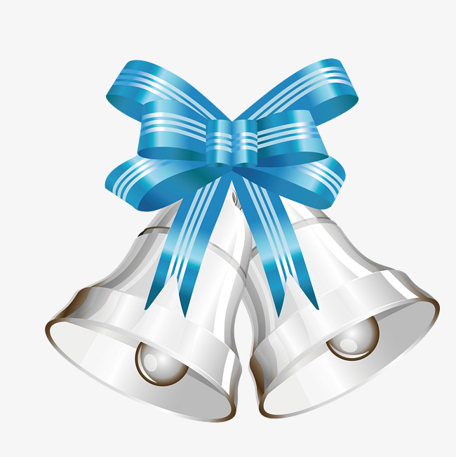 650x651 Wedding Bells, Wedding Vector, Blue Ribbon, Joyous Png And Vector