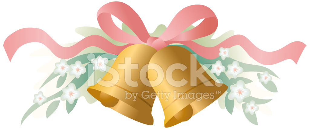 1024x427 Wedding Bells Stock Vector