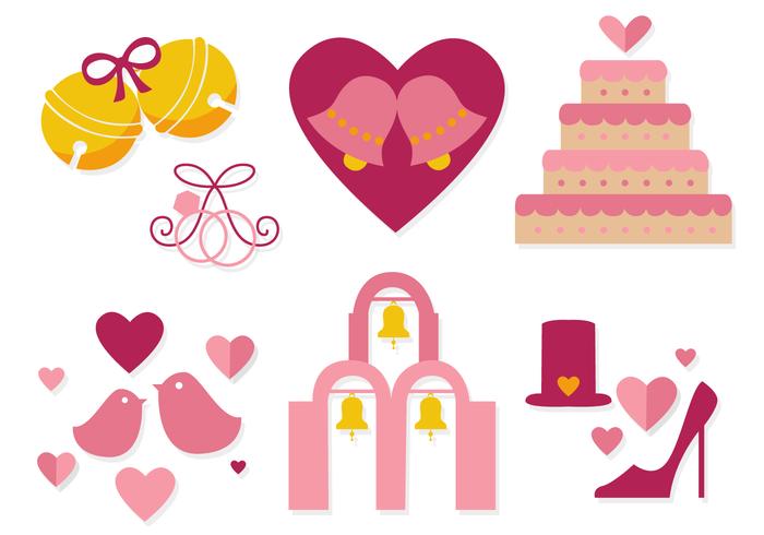 700x490 Free Wedding Bells Vector