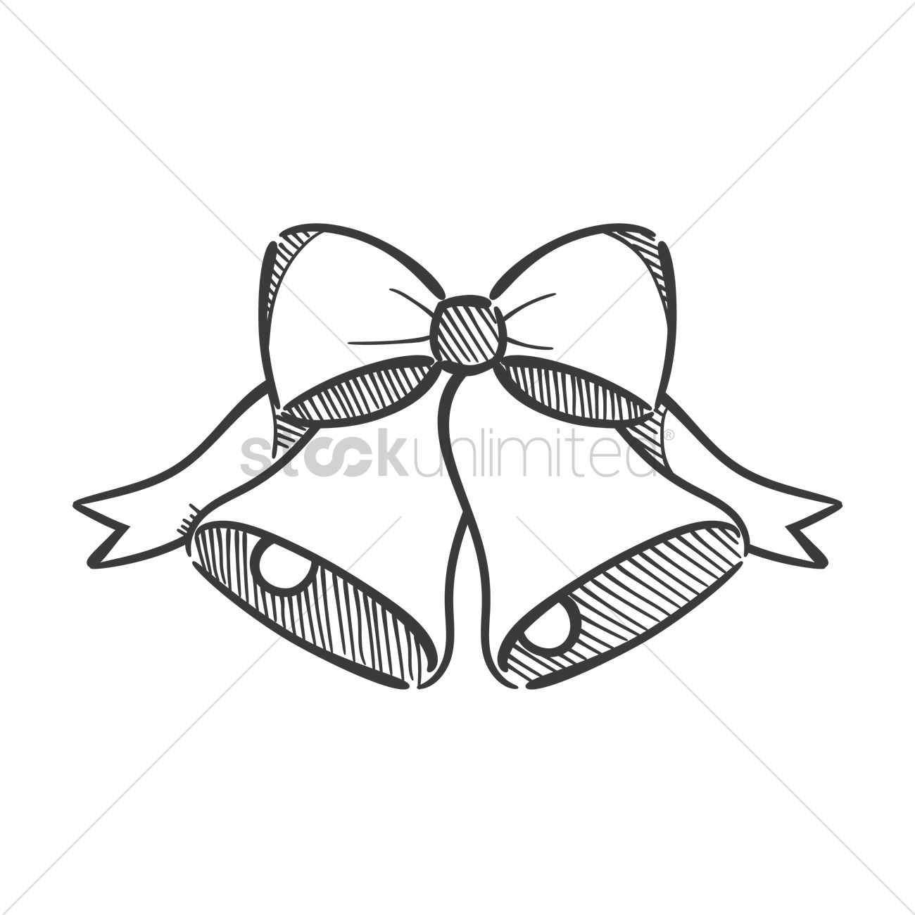 1300x1300 Wedding Bells Vector Image