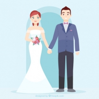 200x200 Wedding Couple Vector Free Vector Graphic Art Free Download (Found