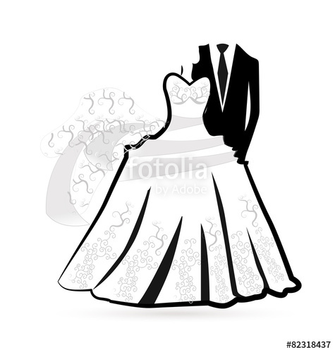 475x500 Wedding Dress Vector Stock Image And Royalty Free Vector Files On