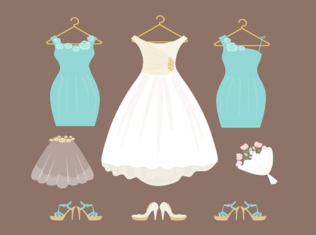 452x336 Wedding Dress Vector