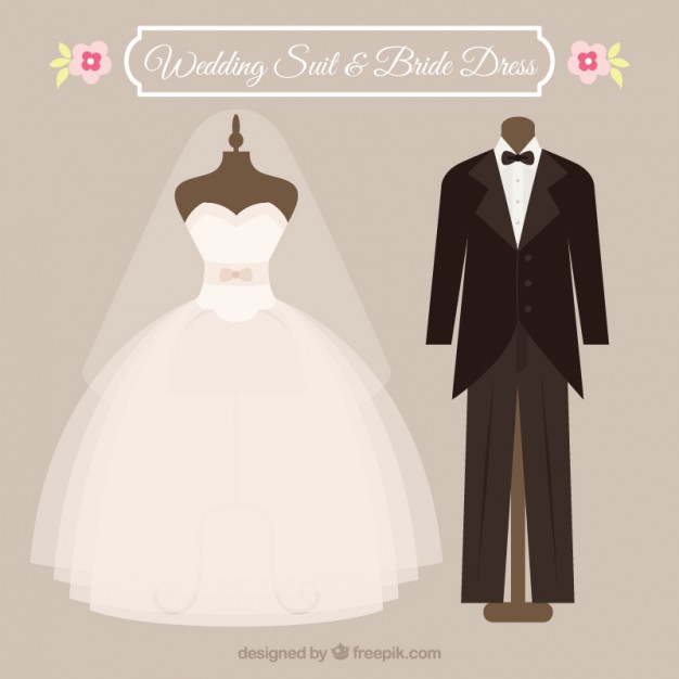 Wedding Dress Vector Free at GetDrawings | Free download