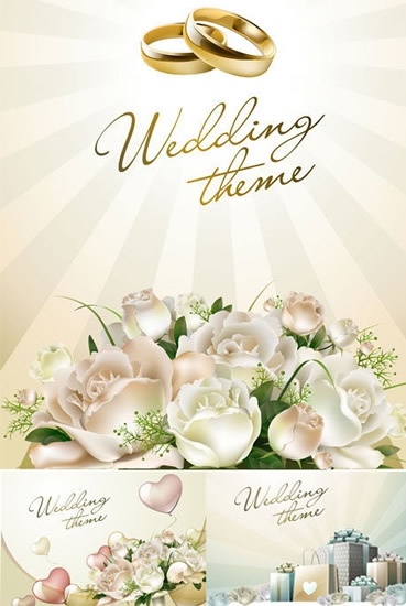 369x550 Wedding Flowers Vector Free Vector In Adobe Illustrator Ai ( .ai