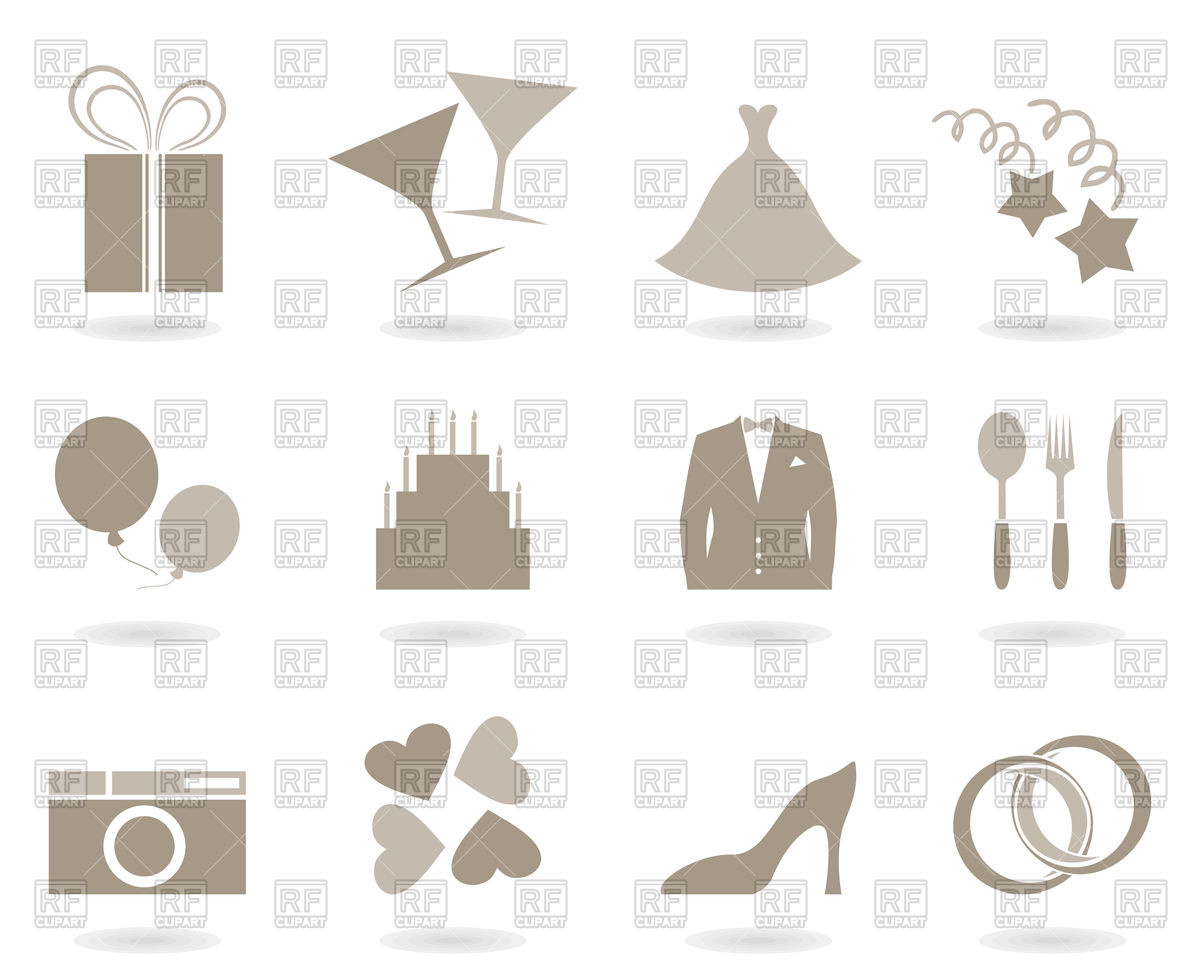1200x969 Wedding Icons Vector Image Vector Artwork Of Icons And Emblems