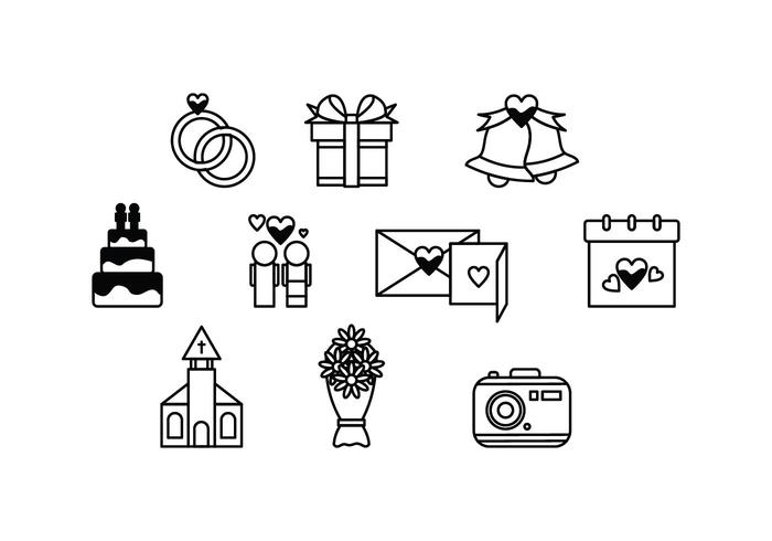 700x490 Free Wedding Icon Vector