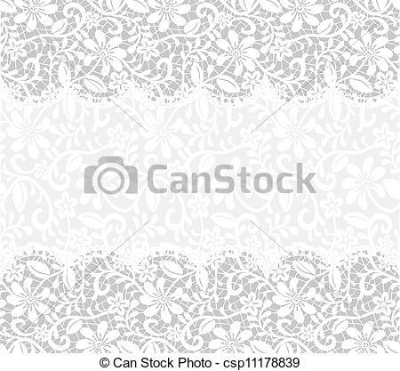 450x417 Template For Wedding, Invitation Or Greeting Card With Lace