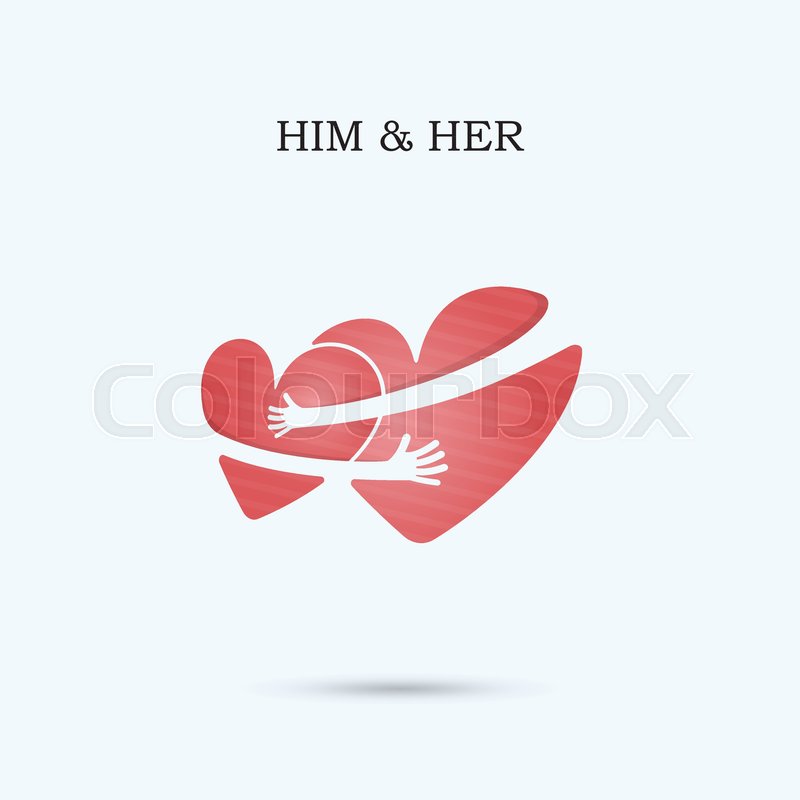 800x800 Him And Her,friends Forever Vector Logo Design Template.wedding