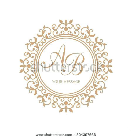 450x470 Wedding Monogram Design Templates Shiftevents.co