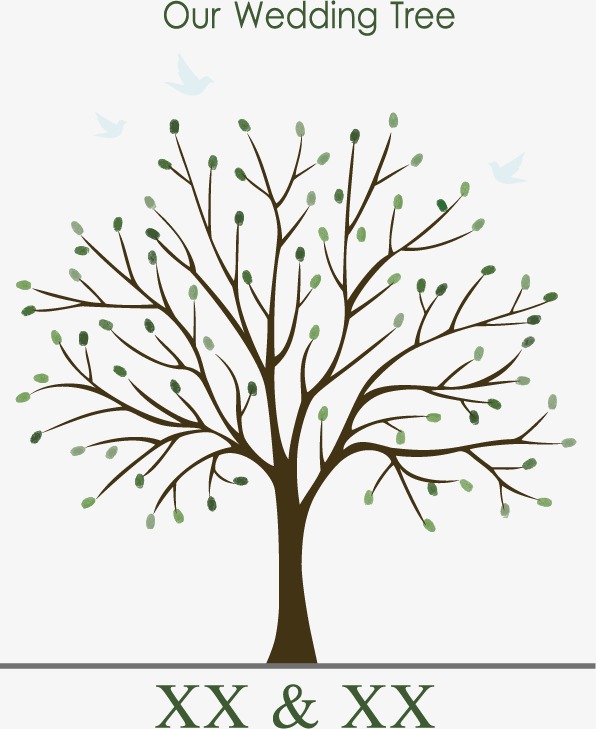 596x729 Wedding Tree Vector, Wedding Elements, Tree, Love Tree Png And