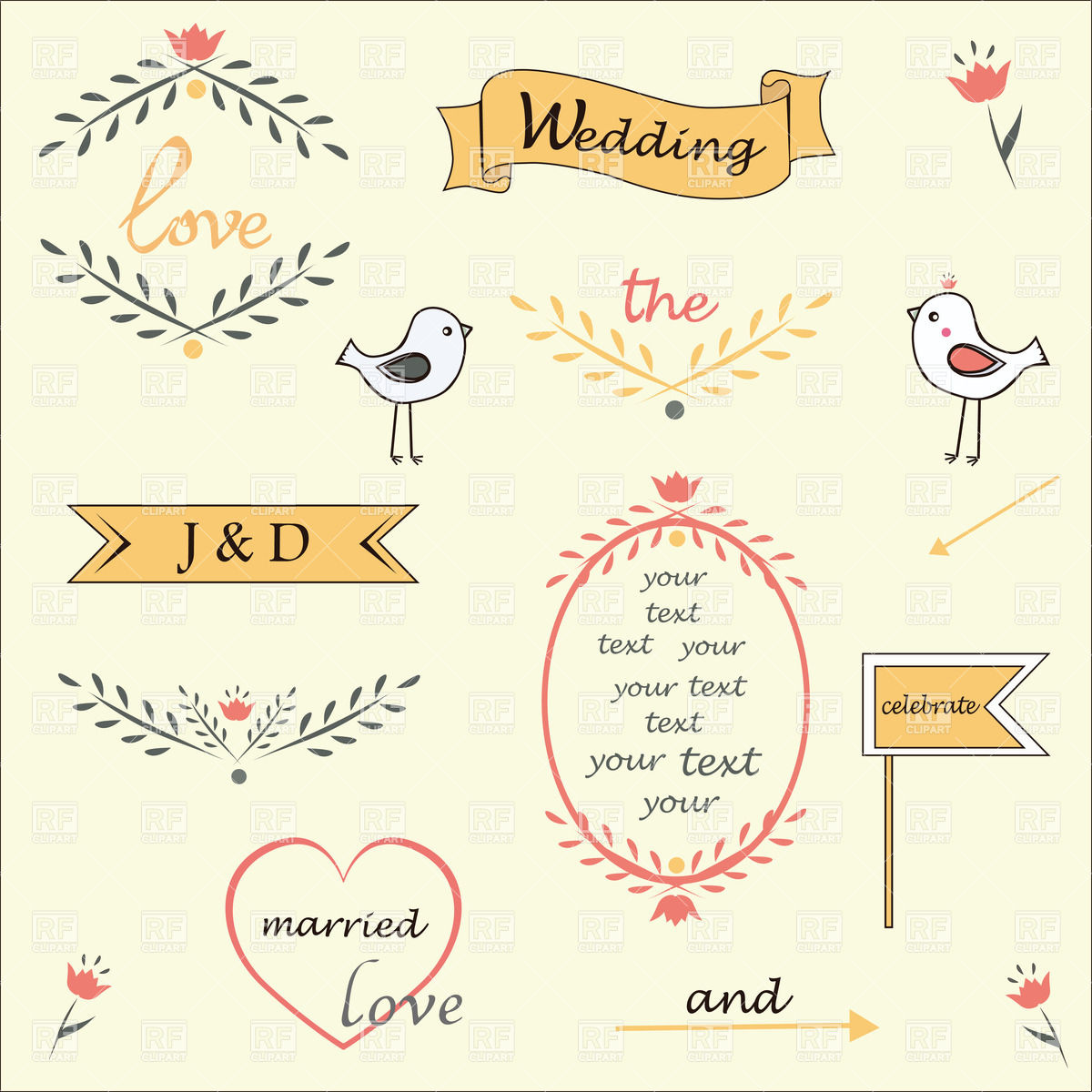 1200x1200 Wedding Design Elements