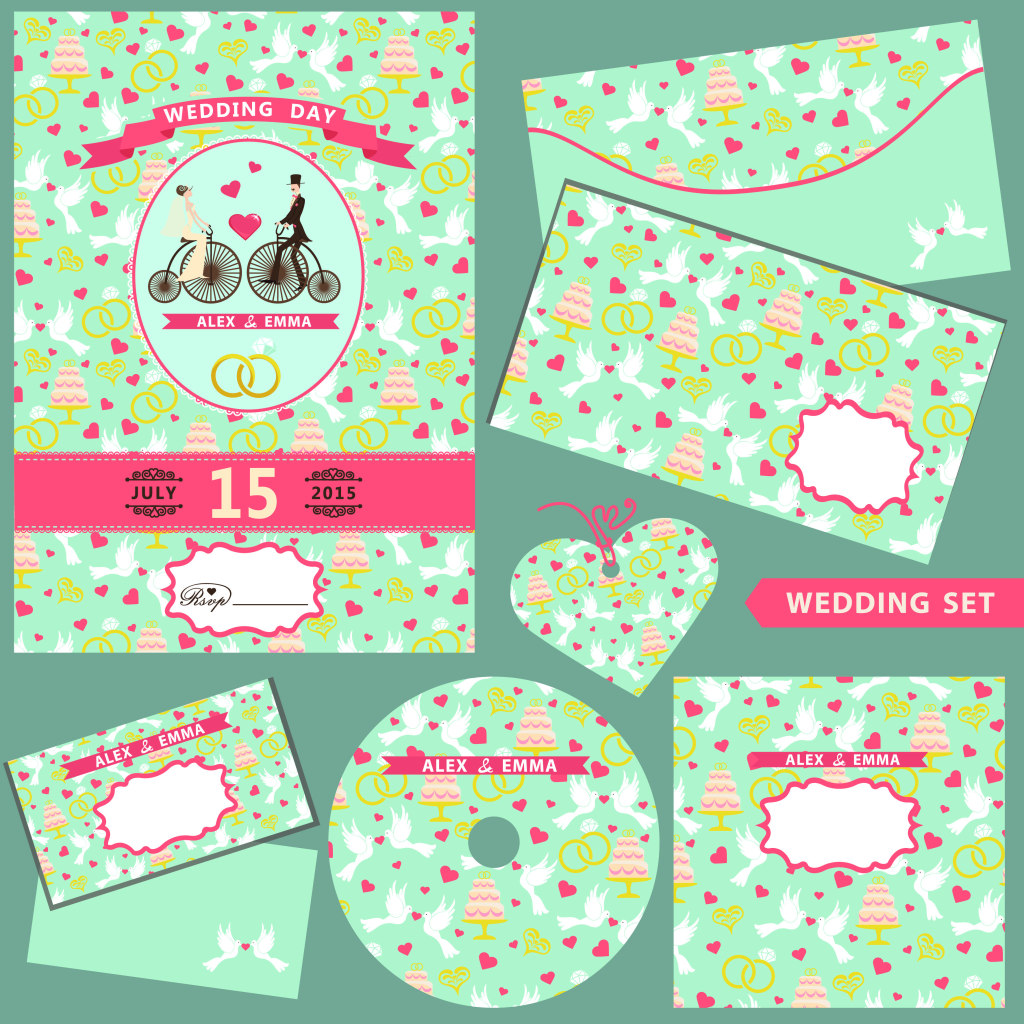 1024x1024 Lovely Wedding Vector Free Download Ai Files