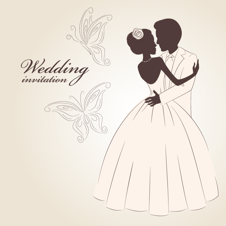 766x766 Wedding Invitation 4 Free Vector Graphic Download