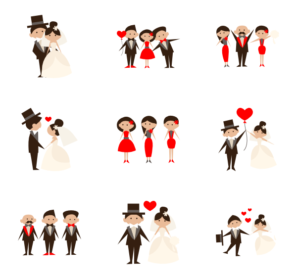 600x564 Collection Of Free Wedding Vector. Download On Ubisafe
