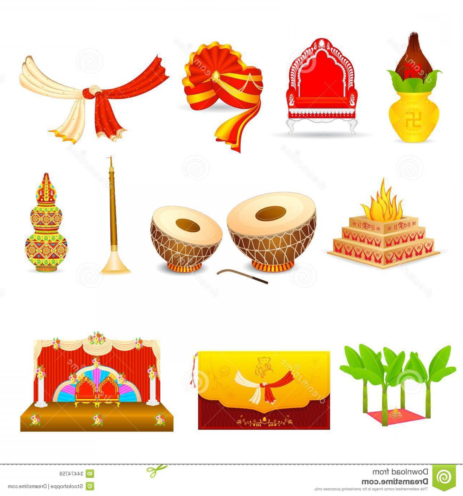 1560x1668 Royalty Free Stock Images Indian Wedding Vector Illustration