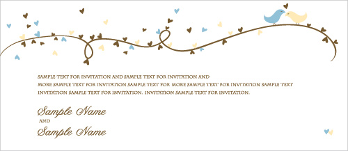 500x217 Westernstyle Wedding Pattern Vector Free Vector 4vector