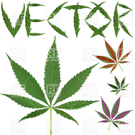 453x453 Marijuana Leaf Vector Image Vector Artwork Of Plants And Animals