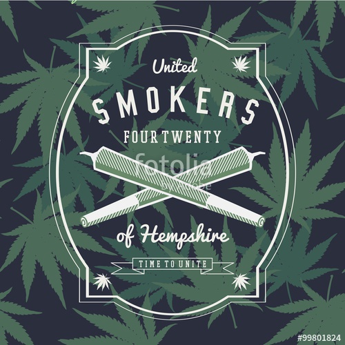 500x500 Ganja Marijuana Weed Vector Badge Design Print Stock Image And