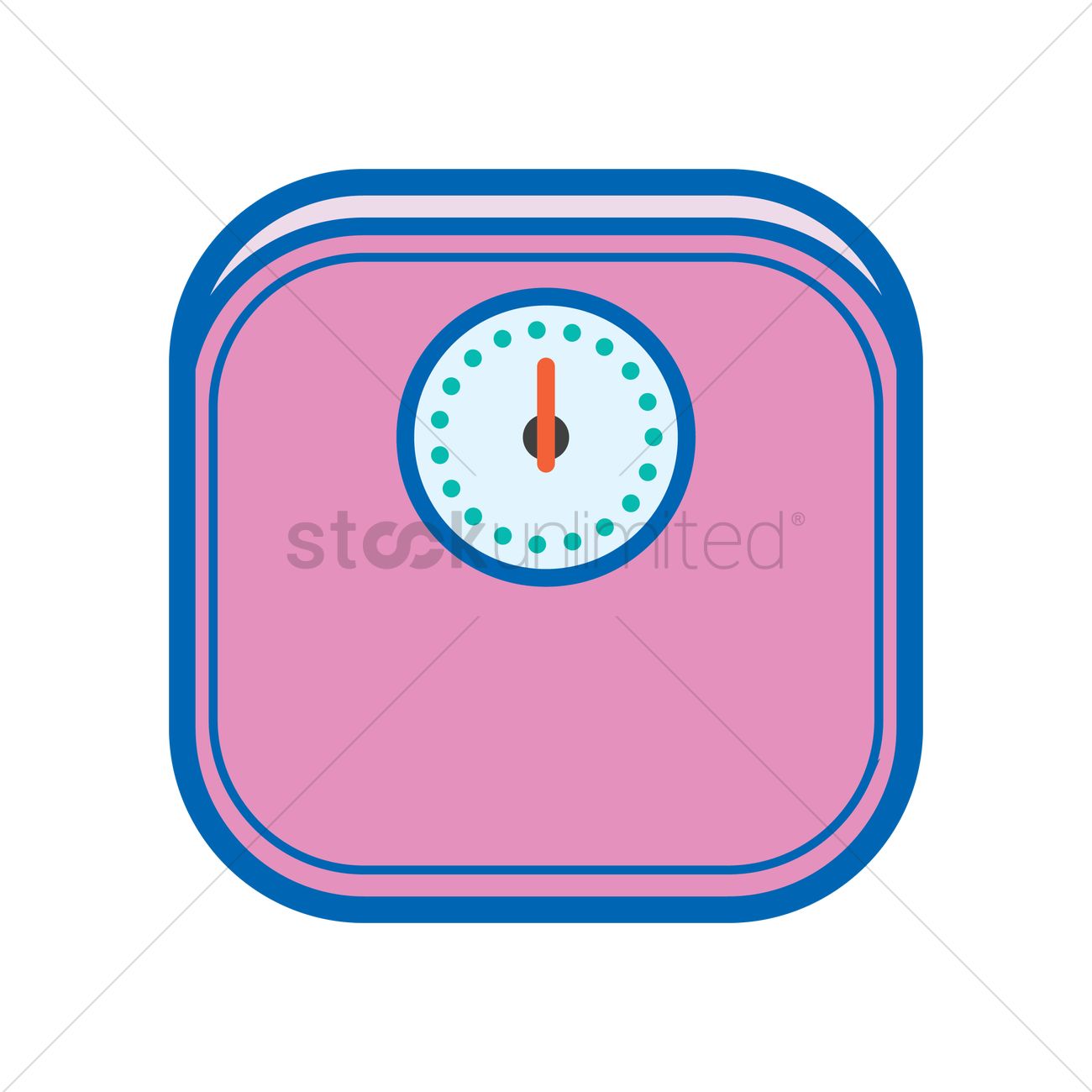 1300x1300 Weight Scale Vector Image